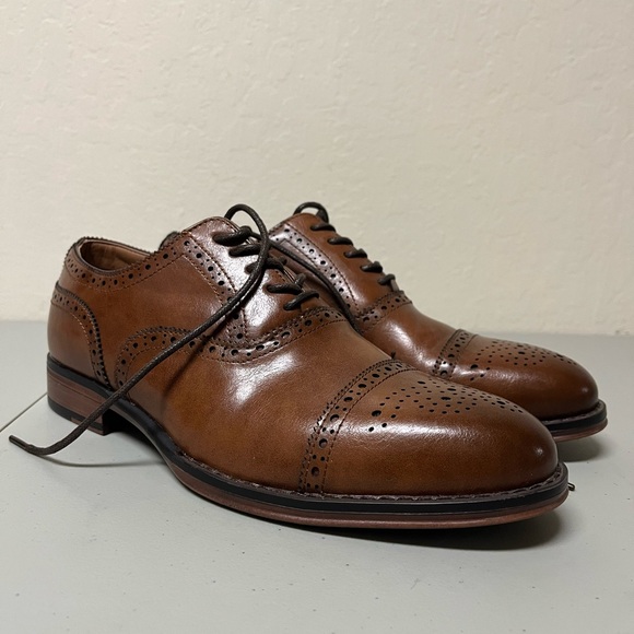 Steve Madden brown dress shoes size 7.5 men - Picture 2 of 4